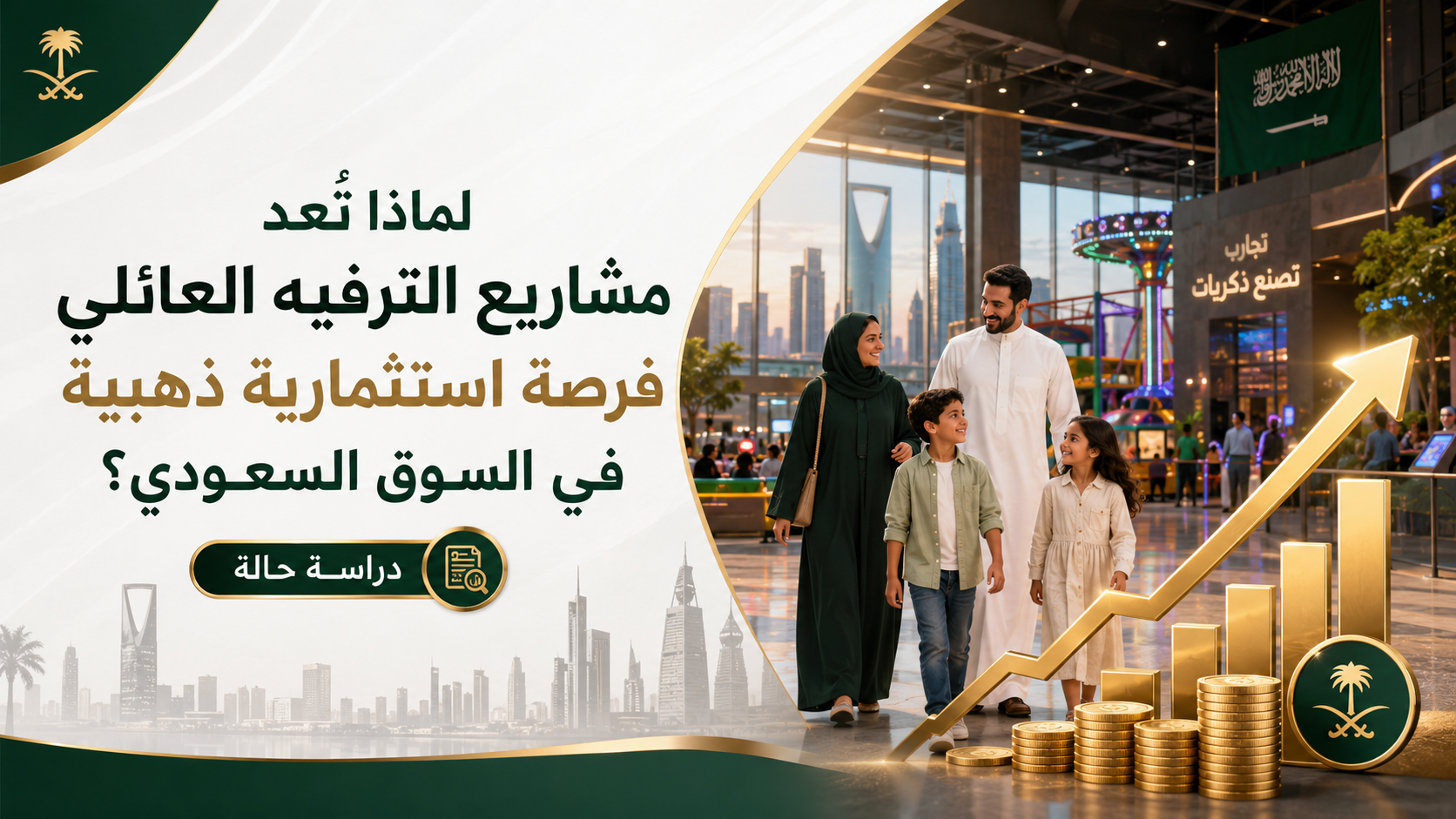 لماذا تُعد مشاريع الترفيه العائلي فرصة استثمارية ذهبية في السوق السعودي؟ (دراسة حالة)